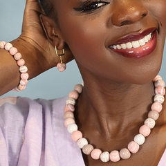 Heavenly Pink Necklace